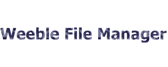 Weeble File Manager